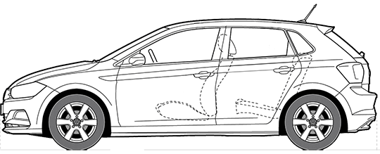 Outline car